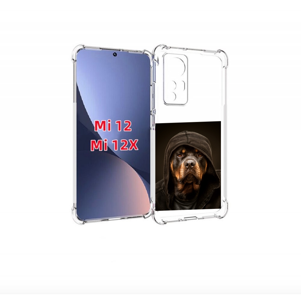 

Чехол бампер MyPads Пес-барбос для Xiaomi 12., Прозрачный, Tocco