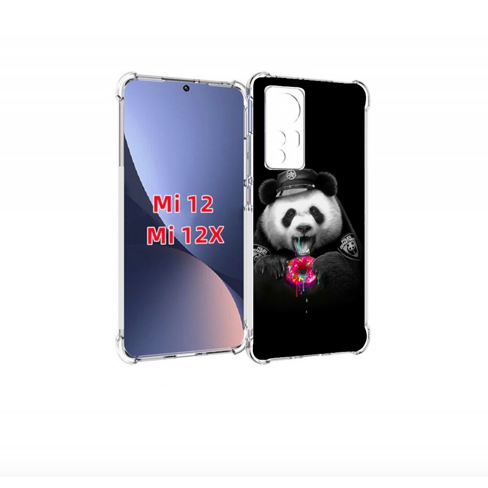 

Чехол бампер MyPads Панда-с-пончиком для Xiaomi 12., Прозрачный, Tocco
