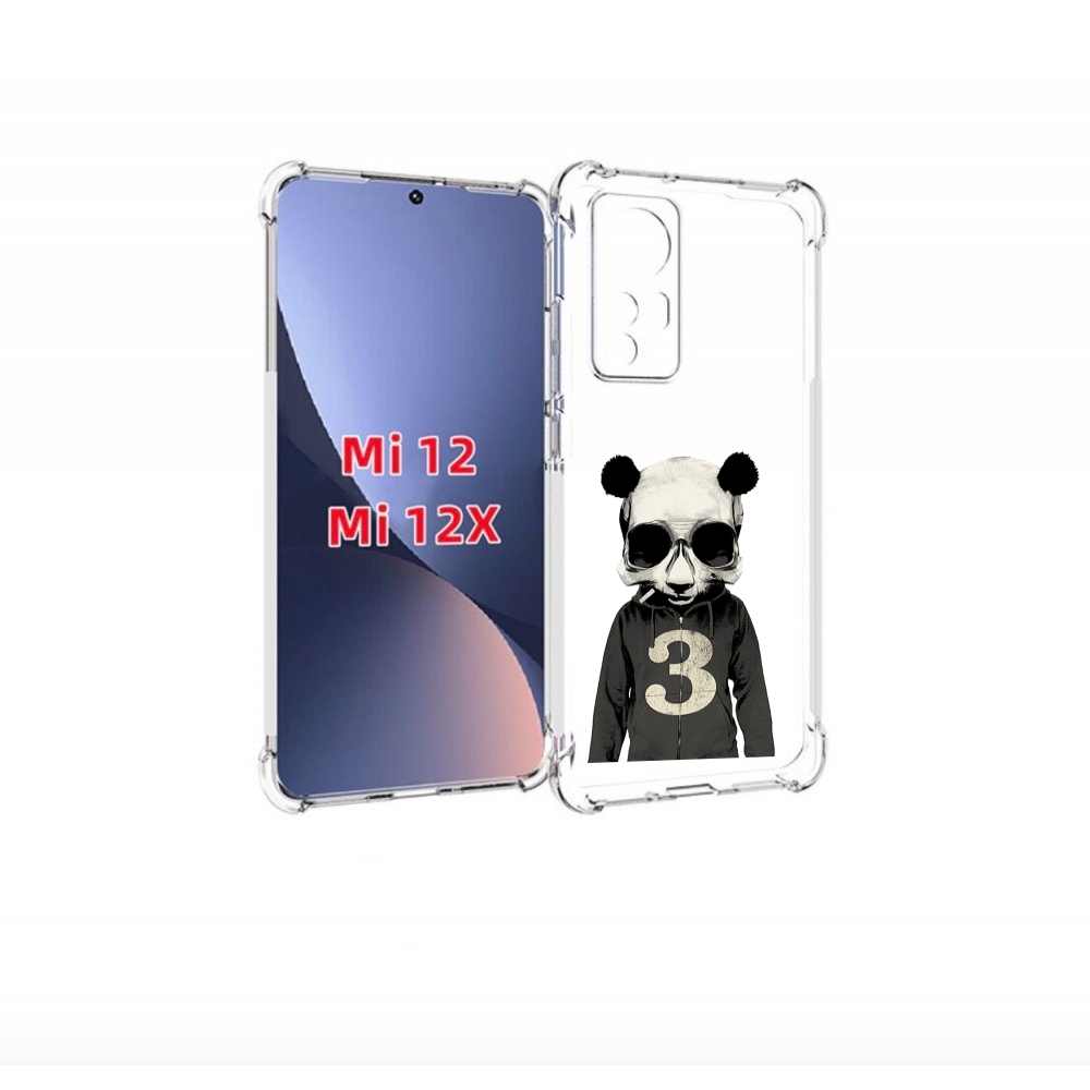 

Чехол бампер MyPads Панда-в-костюме для Xiaomi 12., Прозрачный, Tocco