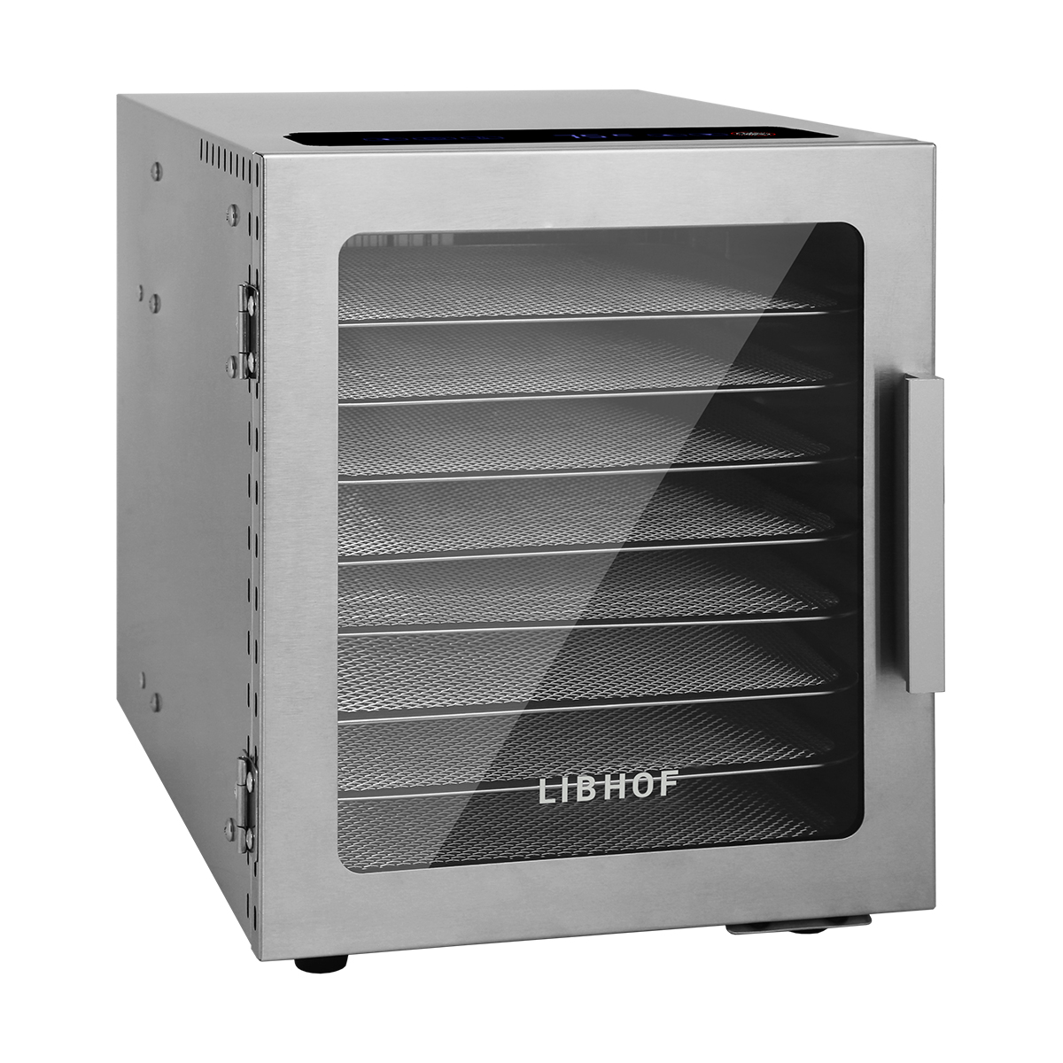 Сушилка для овощей и фруктов Libhof FDP-08 серебристая