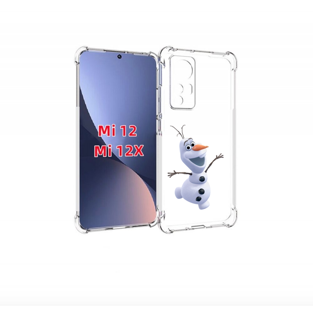 

Чехол-бампер MyPads Олаф-холодное-сердце для Xiaomi 12/Xiaomi 12, Прозрачный, Tocco