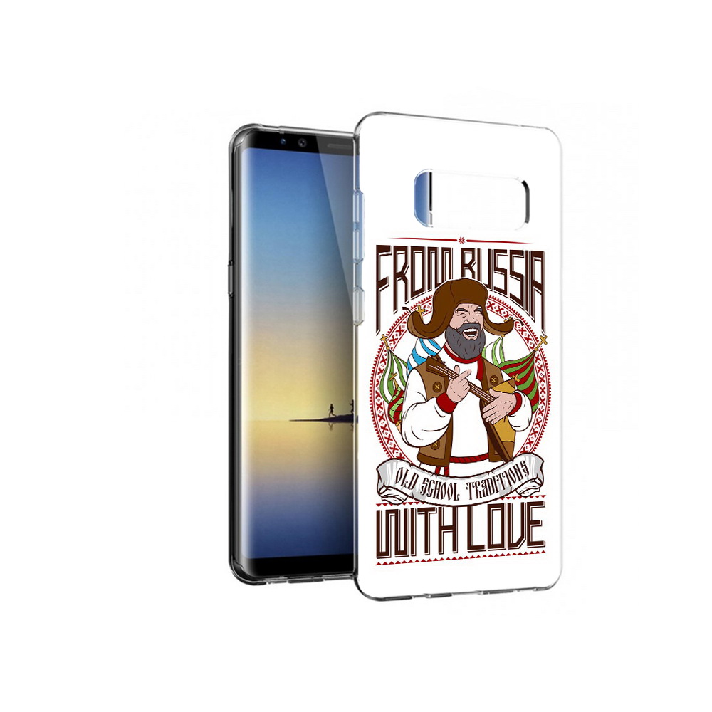 

Чехол MyPads Tocco для Samsung Galaxy Note 8 русский мужчина, Прозрачный, Tocco
