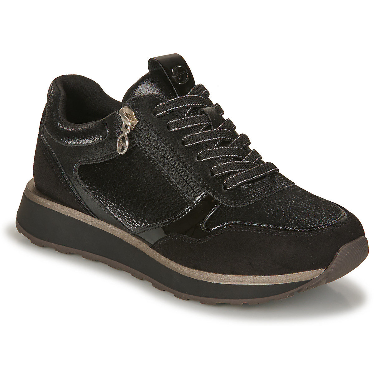 

Кроссовки женские Tamaris 25669823 черные 39 EU, Черный, 25669823