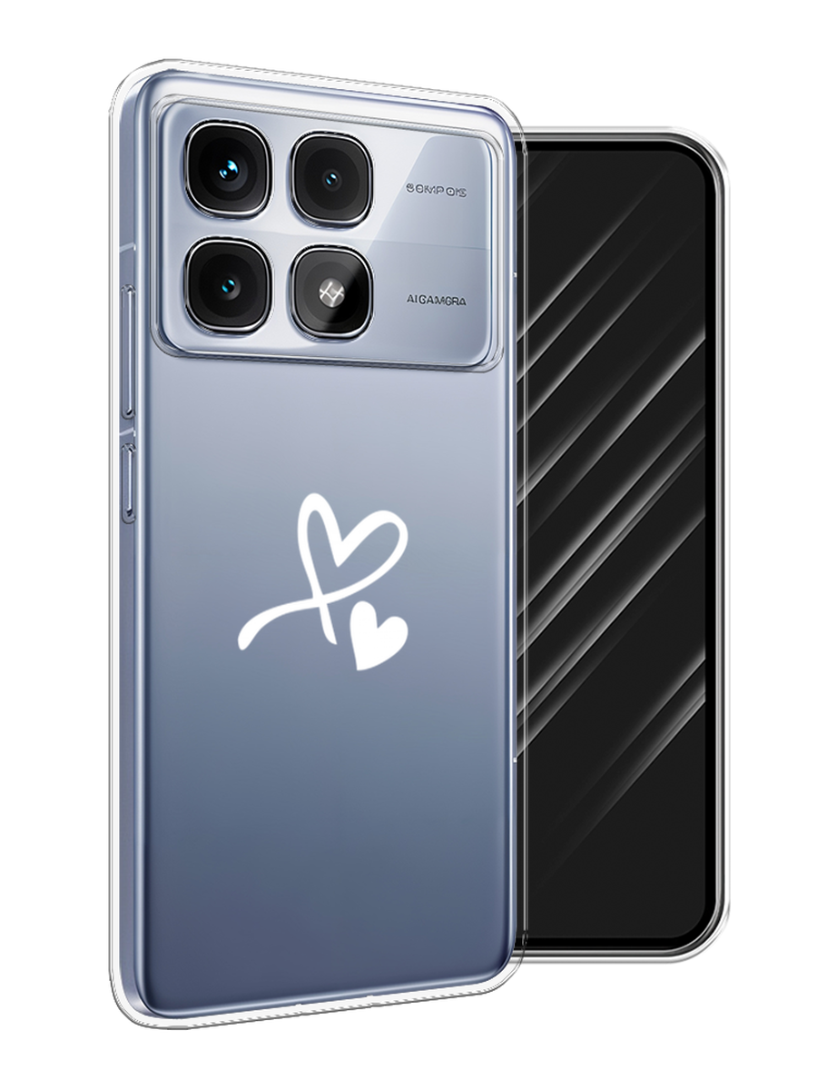 

Чехол Awog на Xiaomi Redmi K70 Ultra "Сердечко минимализм", Белый, 323050-1