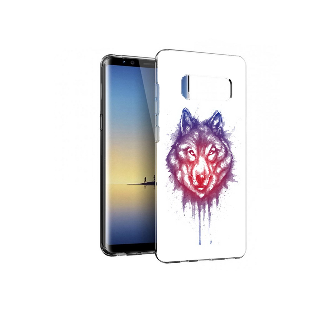

Чехол MyPads Tocco для Samsung Galaxy Note 8 пушистый волк, Прозрачный, Tocco