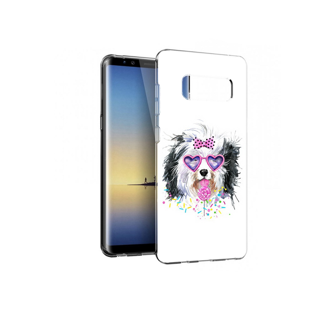 

Чехол MyPads Tocco для Samsung Galaxy Note 8 пушистик, Прозрачный, Tocco