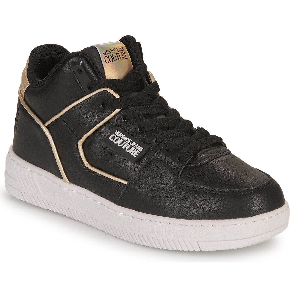 

Кеды женские Versace Jeans Couture 25636265 черные 39 EU, Черный, 25636265