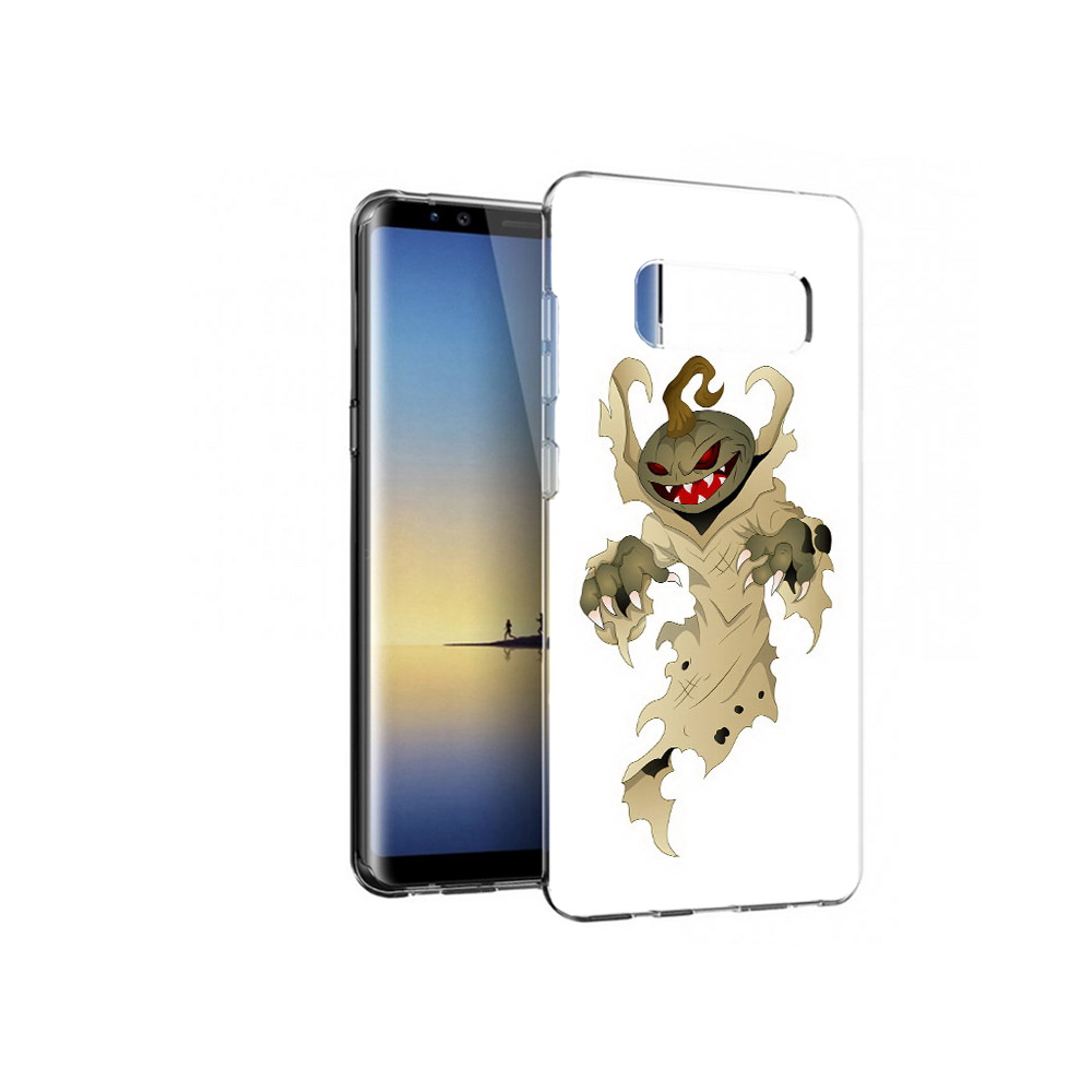 

Чехол MyPads Tocco для Samsung Galaxy Note 8 призрак хэллоуина, Прозрачный, Tocco