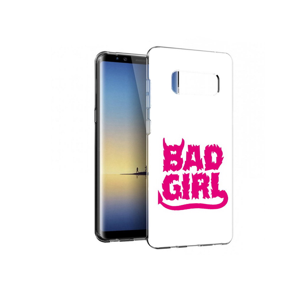 

Чехол MyPads Tocco для Samsung Galaxy Note 8 плохая девочка, Прозрачный, Tocco