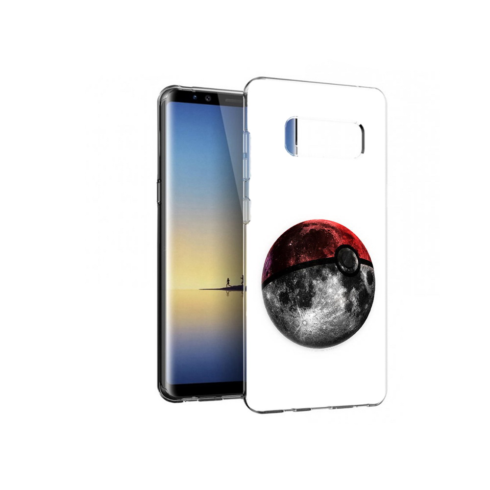 

Чехол MyPads Tocco для Samsung Galaxy Note 8 планета покебол, Прозрачный, Tocco