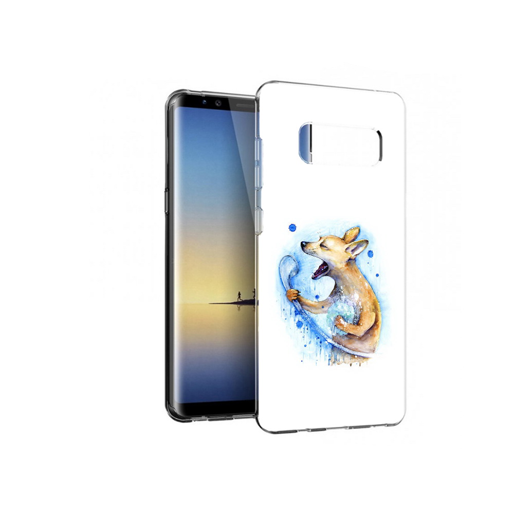 Чехол MyPads Tocco для Samsung Galaxy Note 8 пение в душе