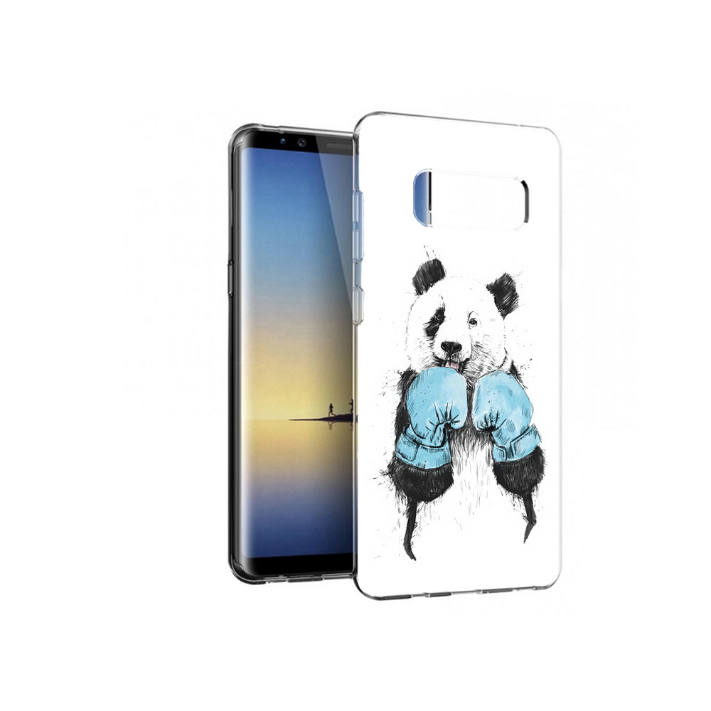 

Чехол MyPads Tocco для Samsung Galaxy Note 8 панда боксер, Прозрачный, Tocco