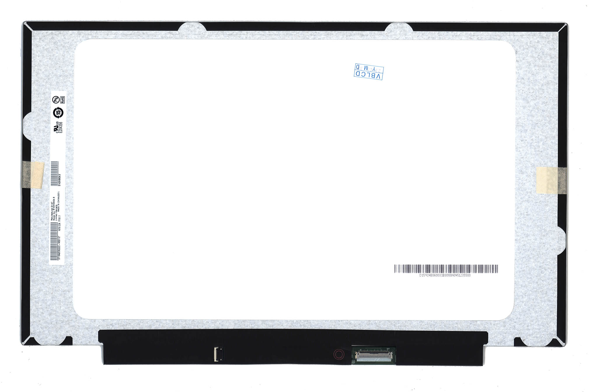 

Матрица OEM для ноутбука B140HAN04.8 (100191112V), совместимая с p/n: B140HAN04.8