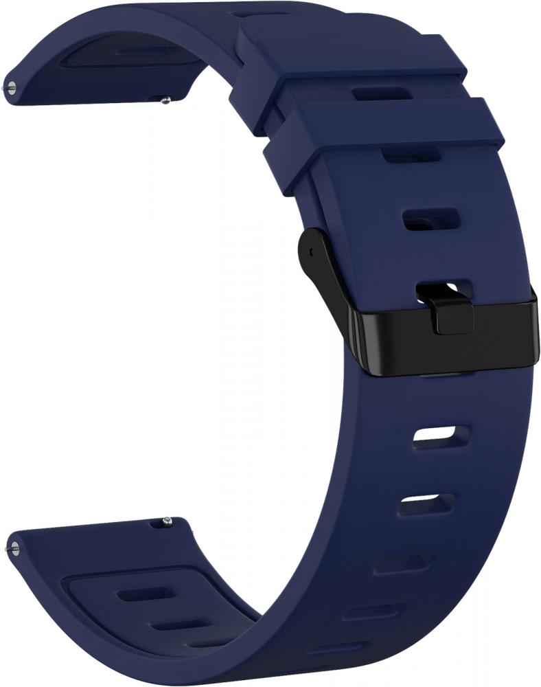 

Ремешок силиконовый GSMIN Blow 20 для Huawei Watch GT Active (Темно-синий)