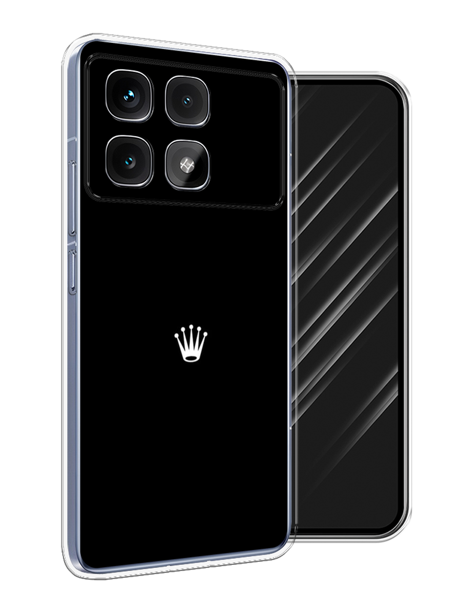 

Чехол Awog на Xiaomi Redmi K70 Ultra "Белая корона на черном фоне", Черный, 323050-1