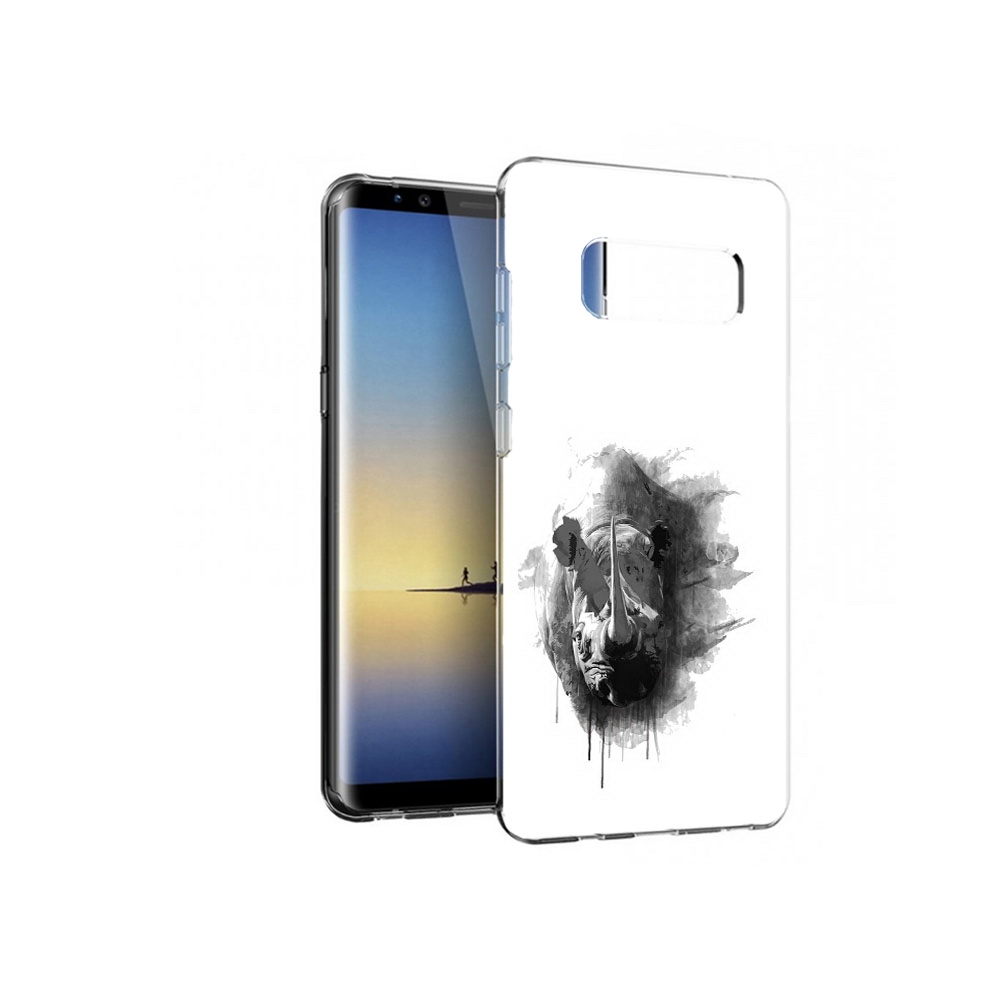 

Чехол MyPads Tocco для Samsung Galaxy Note 8 носорог, Прозрачный, Tocco