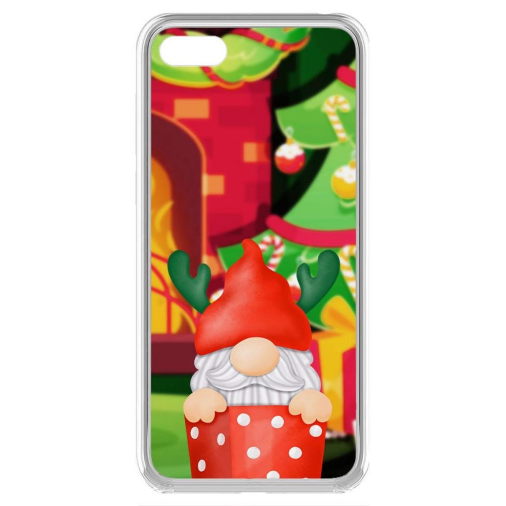

Чехол-накладка Krutoff Clear Case Гном для Huawei Y5 Lite (2018)