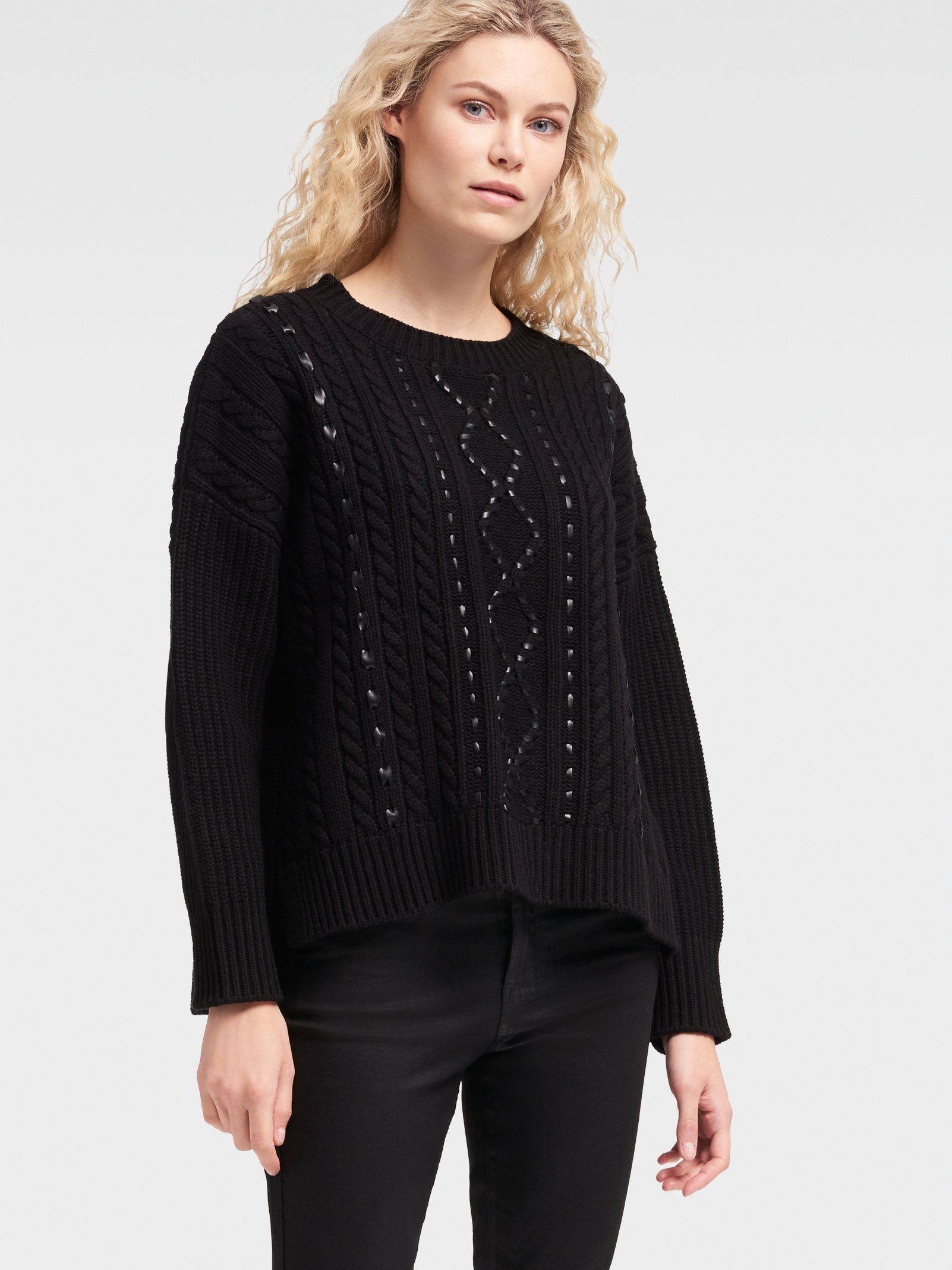 

Джемпер женский DKNY P8JS9DAC/BLKM черный M