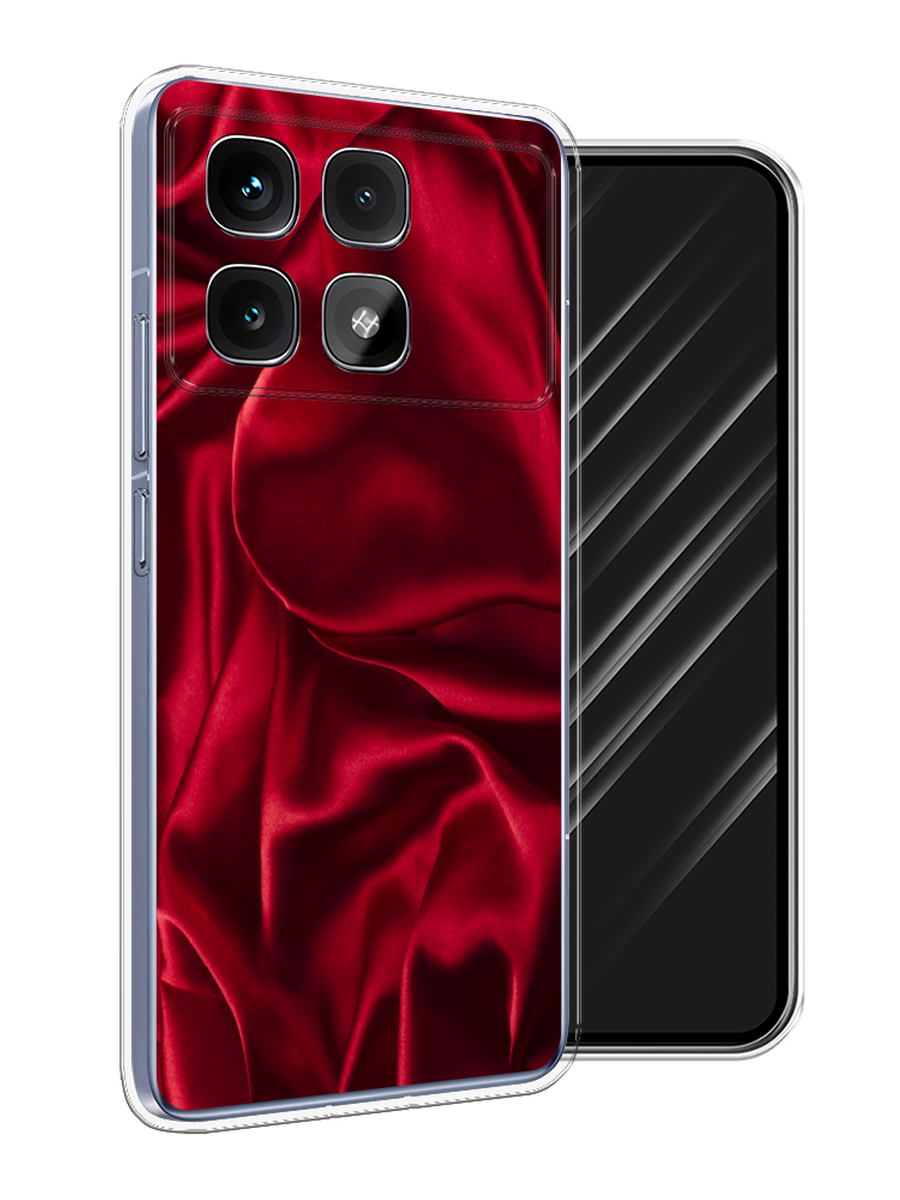 

Чехол Awog на Xiaomi Redmi K70 Ultra "Текстура красный шелк", 323050-1