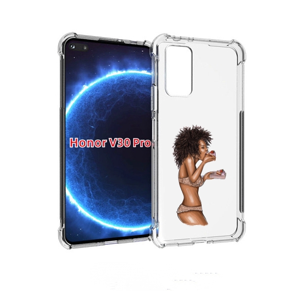 

Чехол бампер MyPads Девушка-с-пирожными женский для Honor, Прозрачный, Tocco