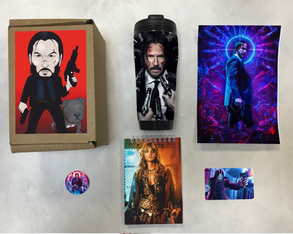 

Бокс с подарком Джон Уик, John Wick, Box-160123-3, 5 предметов, Бежевый, Джон Уик, John Wick