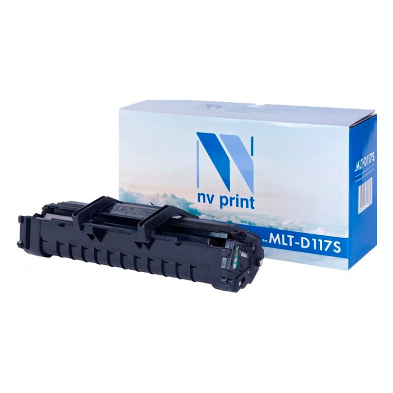 фото Картридж для лазерного принтера nv print mlt-d117s черный, совместимый