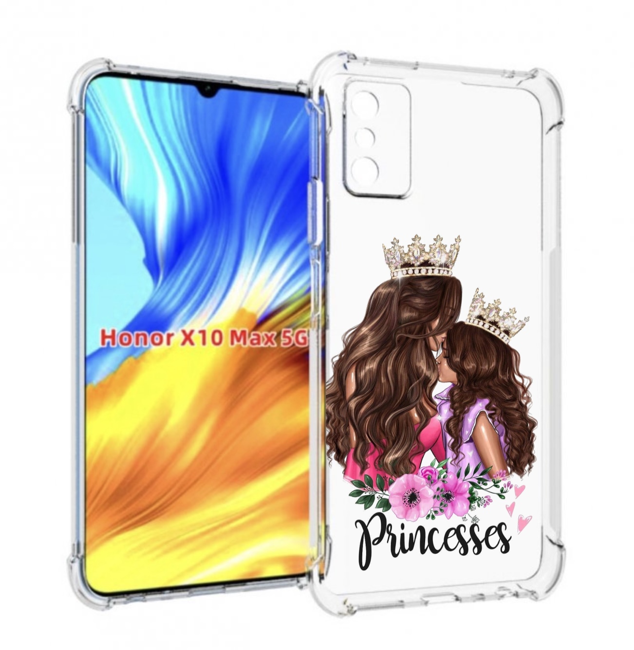 

Чехол MyPads Принцессы женский для Honor X10 Max, Прозрачный, Tocco