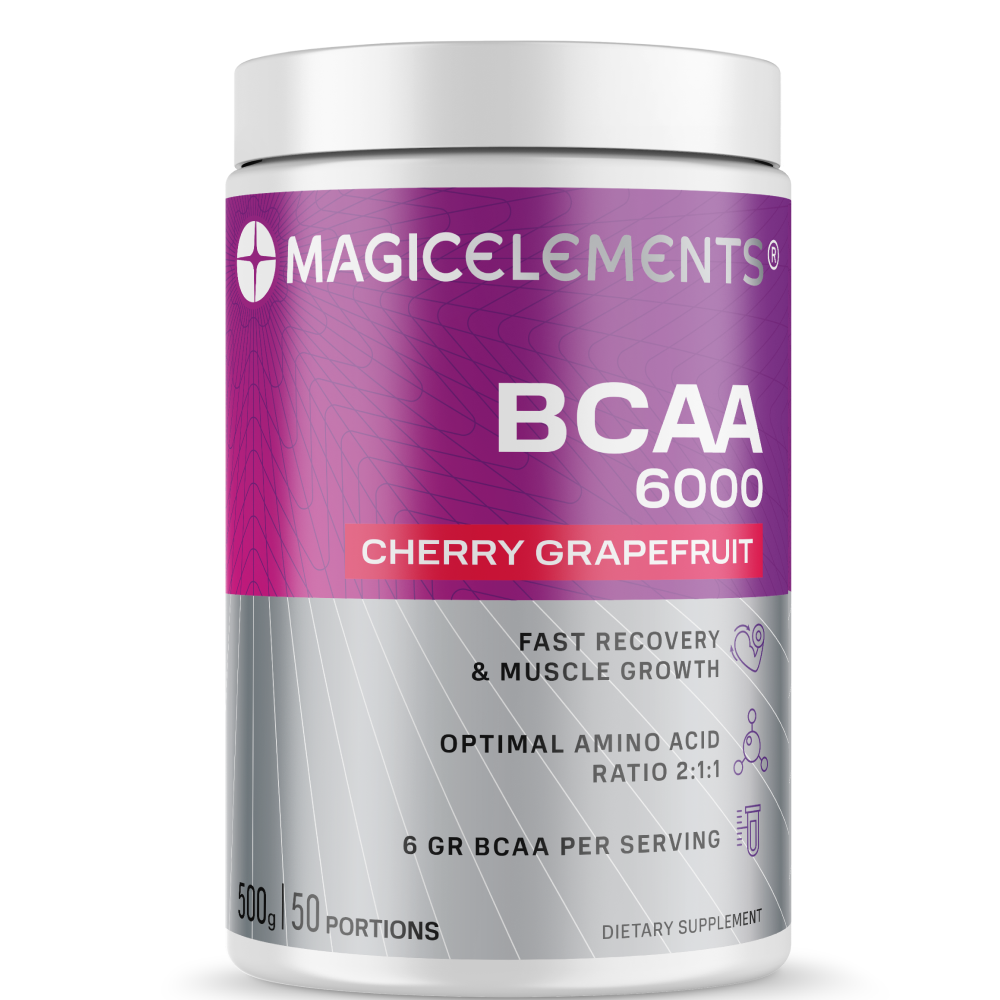 Аминокислоты BCAA 6000 Magic Elements 500 гр. вишня-грейпфрут