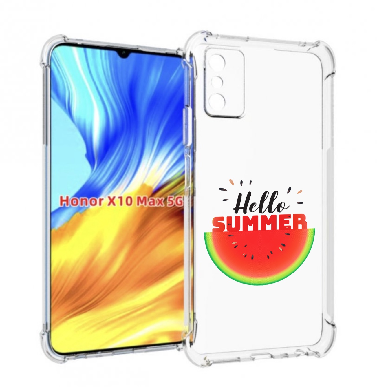 

Чехол MyPads Привет-лето для Honor X10 Max, Прозрачный, Tocco