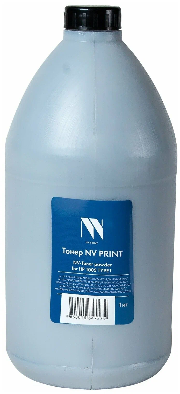 

Тонер для лазерного принтера NV-PRINT (NV-HP1005 TYPE1-1KG) черный, совместимый