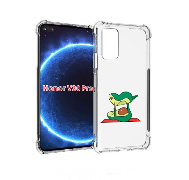 

Чехол бампер MyPads Две-половинки для Honor V30 Pro, Прозрачный, Tocco