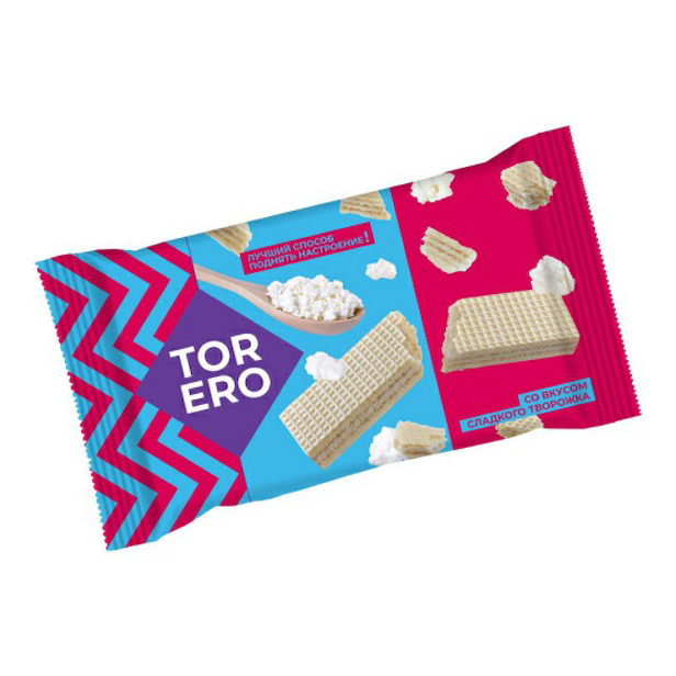 

Вафли Torero со вкусом сладкого творожка 200 г