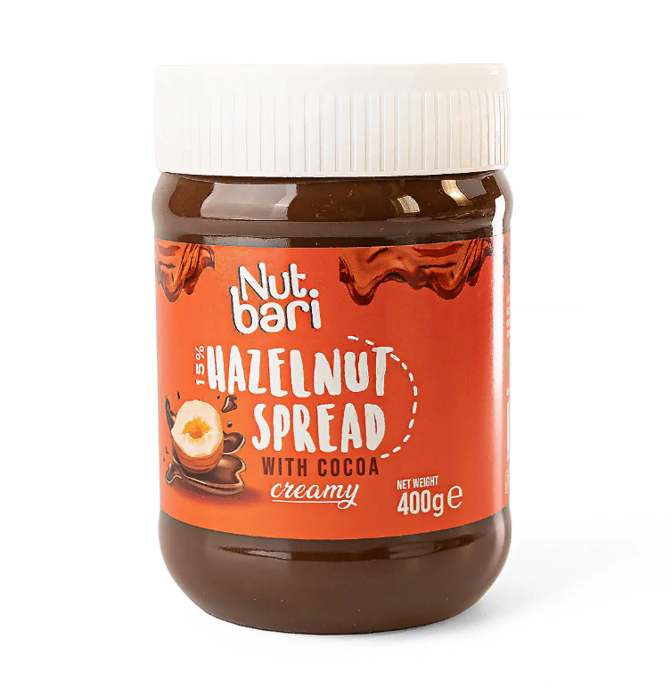 

Фундуковая паста Nut Bari с какао, 400г