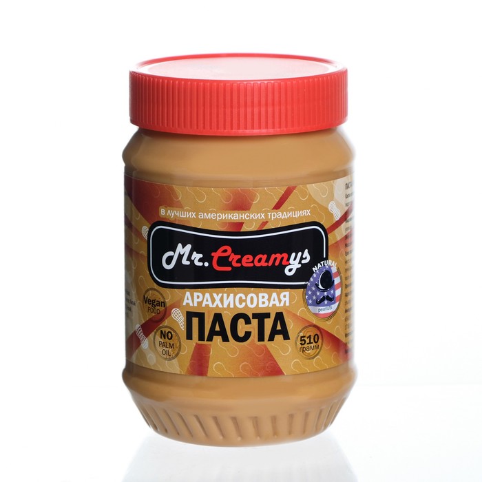 

Арахисовая паста "Mr.Creamys" классическая, 510 г