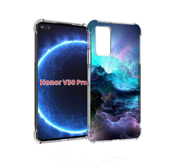 

Чехол бампер MyPads Волна для Honor V30 Pro, Прозрачный, Tocco