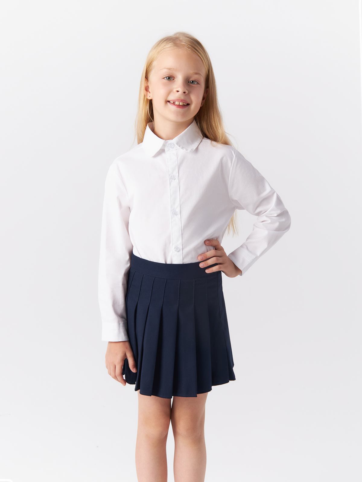 Блузка Yiwu Xflot Supply Chain детская, BS-1, размер 150 см блузка детская gulliver 12302gmc2203 белый размер 104