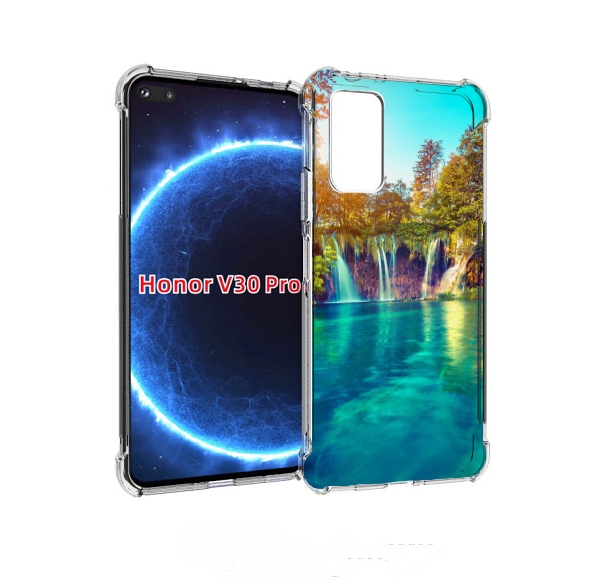 

Чехол бампер MyPads Водапад-2 для Honor V30 Pro, Прозрачный, Tocco