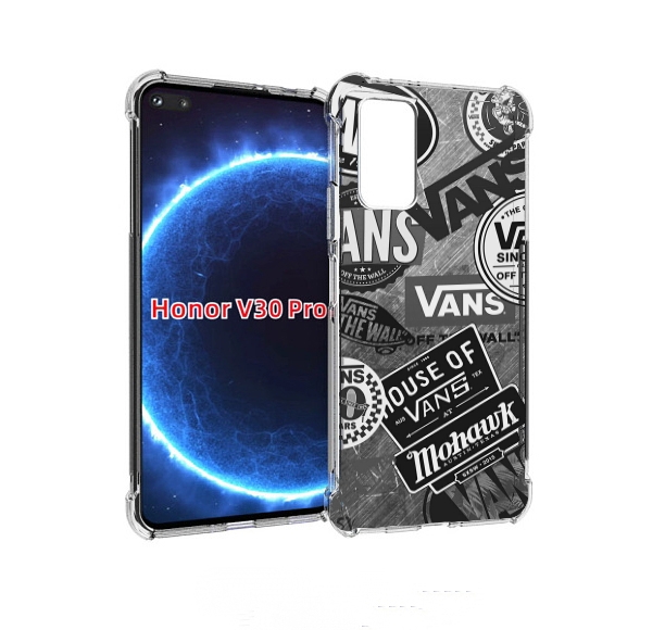 

Чехол бампер MyPads Ванс-постер для Honor V30 Pro, Прозрачный, Tocco