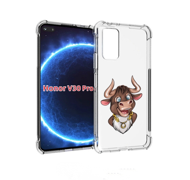 

Чехол бампер MyPads Бычок для Honor V30 Pro, Прозрачный, Tocco