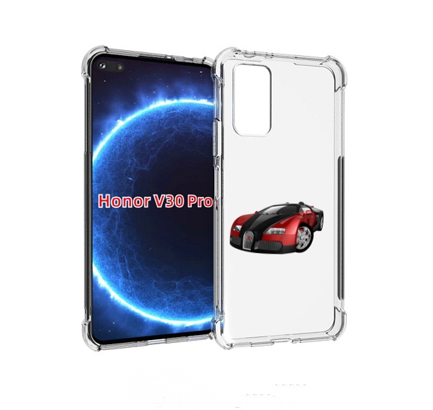 

Чехол бампер MyPads Бука мужской для Honor V30 Pro, Прозрачный, Tocco