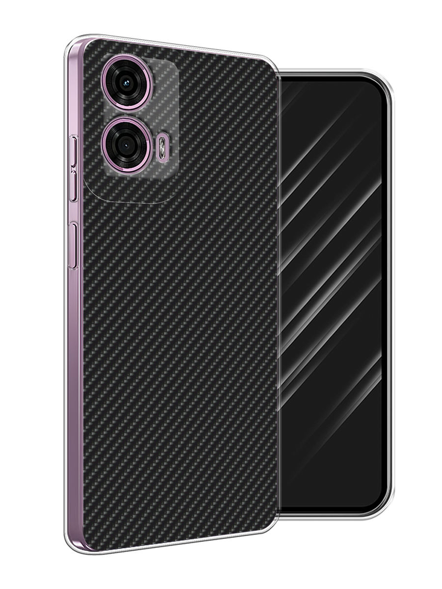 

Чехол Awog на Motorola Moto G24 "Черный карбон", 243850-1