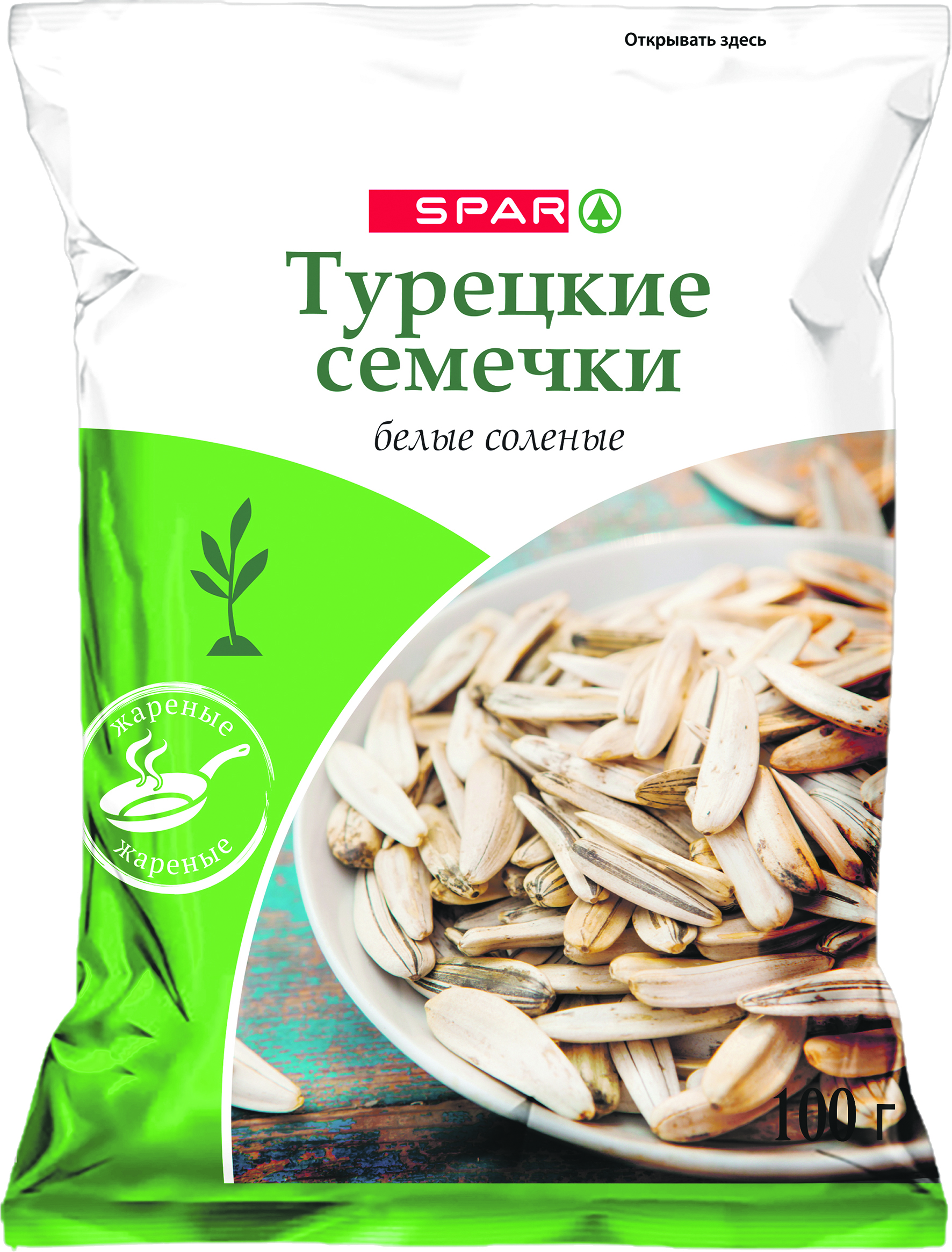 фото Семечки подсолнечные spar турецкие белые соленые 100 г