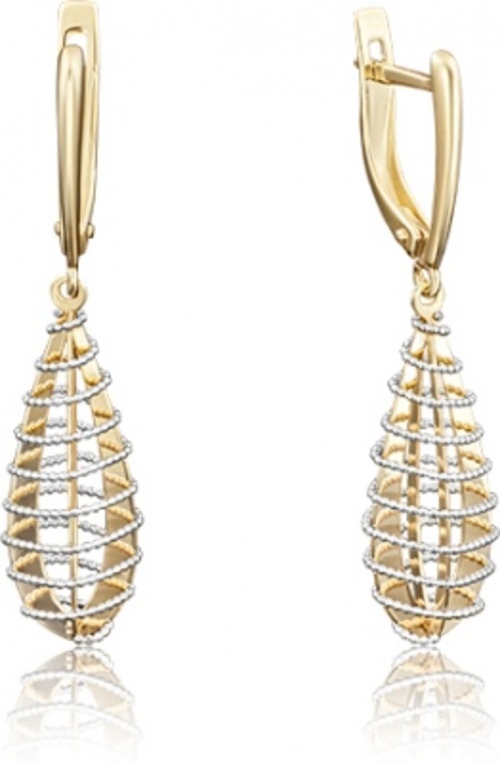 

Серьги из золота PLATINA jewelry 02-3997-00-000-1130-48, 02-3997-00-000-1130-48