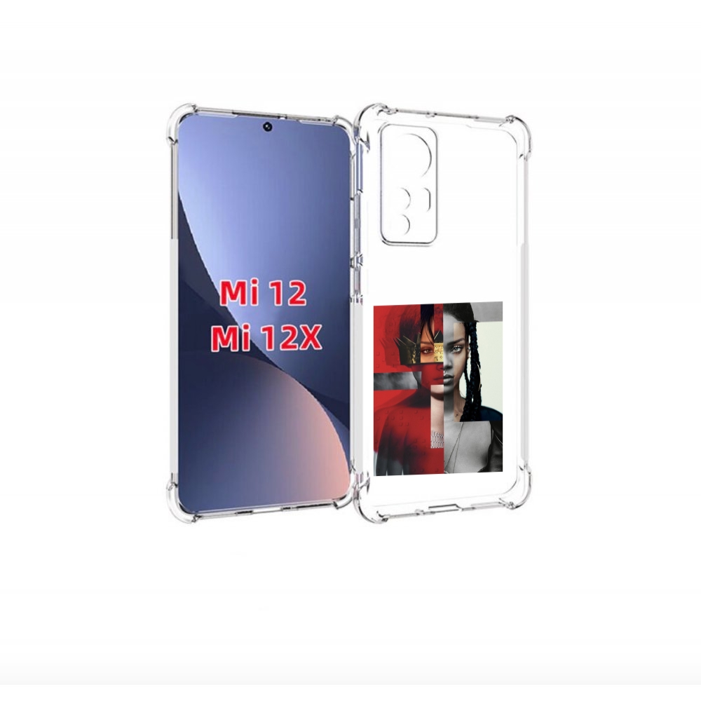 

Чехол бампер MyPads Обложка-Рианна для Xiaomi 12., Прозрачный, Tocco