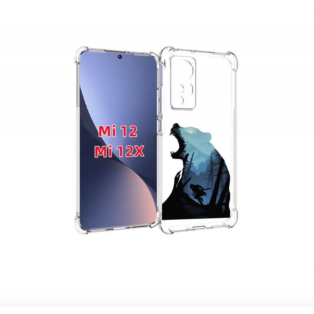 

Чехол бампер MyPads Ночной-медведь для Xiaomi 12., Прозрачный, Tocco