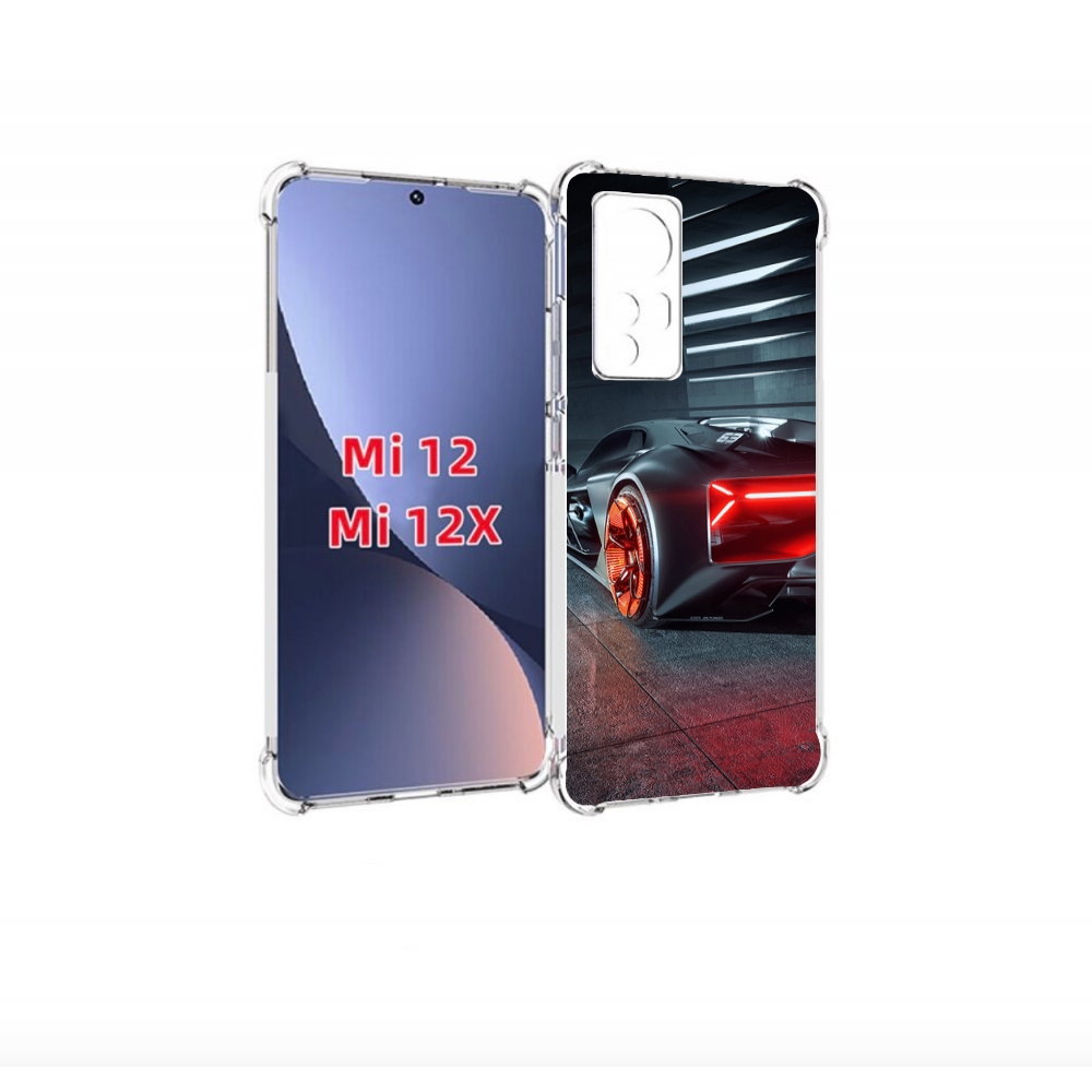 

Чехол бампер MyPads Ночной-город мужской для Xiaomi 12., Прозрачный, Tocco