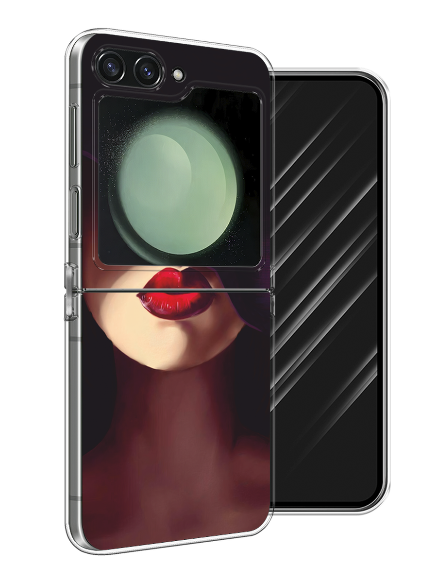 

Чехол Awog на Samsung Galaxy Z Flip 6 "Красные губы", Черный;бежевый;красный, 2109750-1