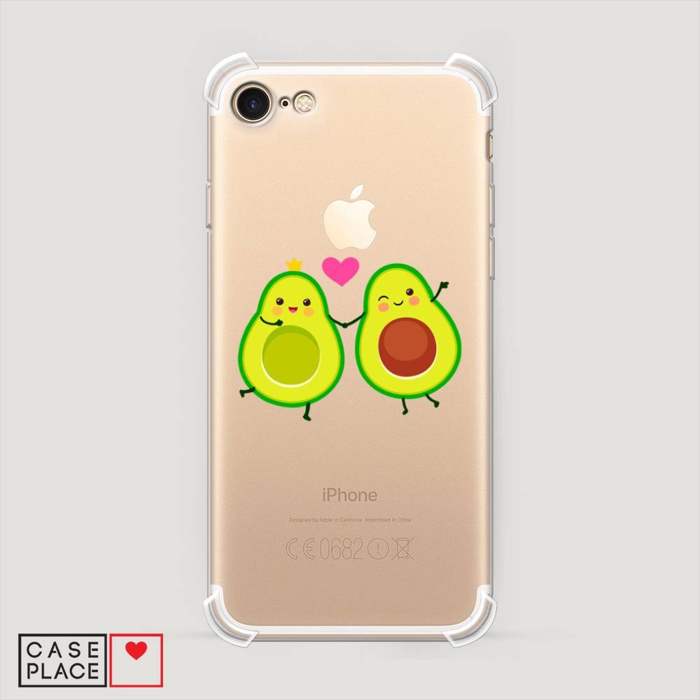 

Чехол Awog на Apple iPhone 8 / Айфон 8 "Авокадо любят", Разноцветный, 10851-1