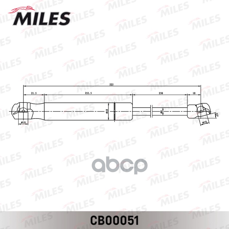 

Пружина Газовая Кр. Багажника Skoda Yeti Miles арт. cb00051, CB00051