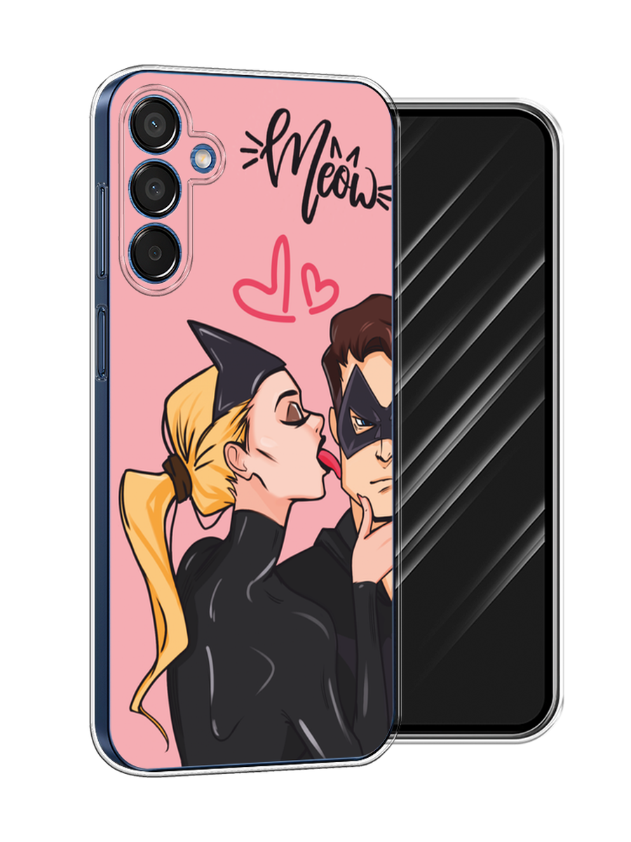 

Чехол Awog на Samsung Galaxy M15 5G "Kiss of Cat Woman", Розовый;черный;бежевый, 2109550-1